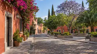 Paisaje urbano ilustrativo para los trámites de Ciudad de México