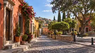 Paisaje urbano ilustrativo para los trámites de Guanajuato