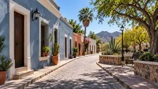 Paisaje urbano ilustrativo para los trámites de Sonora