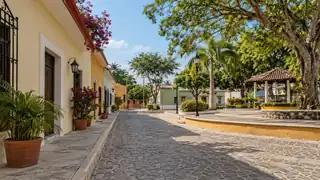 Paisaje urbano ilustrativo para los trámites de Tabasco