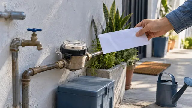 Pago de agua en Coahuila, escena ilustrativa.