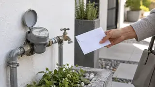Pago de agua en Estado de México, escena ilustrativa.