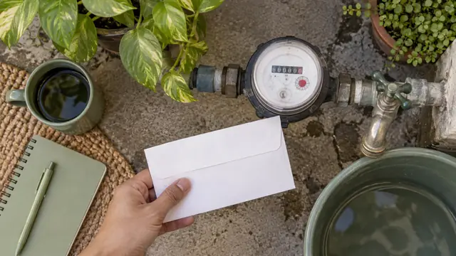Pago de agua en Guerrero, escena ilustrativa.