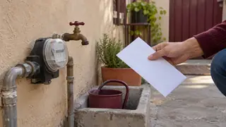 Pago de agua en Nuevo León, escena ilustrativa.