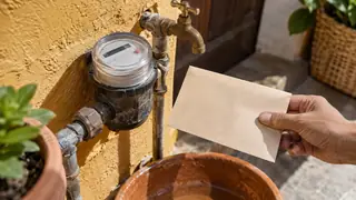 Pago de agua en Oaxaca, escena ilustrativa.