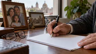 Testamento, escena ilustrativa.