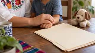 Acta de adopción, escena ilustrativa.