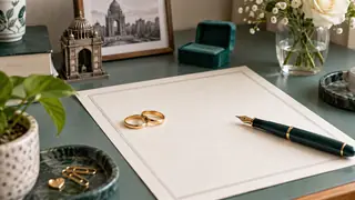 Acta de matrimonio en Ciudad de México, escena ilustrativa.