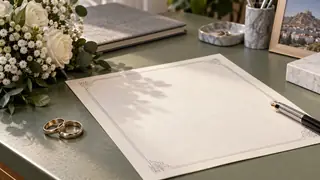 Acta de matrimonio en Chihuahua, escena ilustrativa.