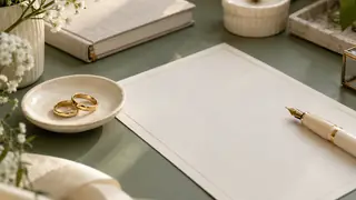 Acta de matrimonio en Hidalgo, escena ilustrativa.