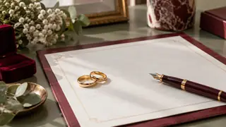 Acta de matrimonio en Nuevo León, escena ilustrativa.