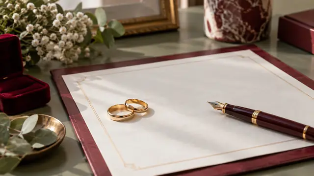 Acta de matrimonio en Nuevo León, escena ilustrativa.
