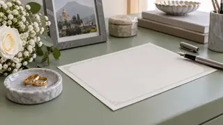 Acta de matrimonio en Puebla, escena ilustrativa.