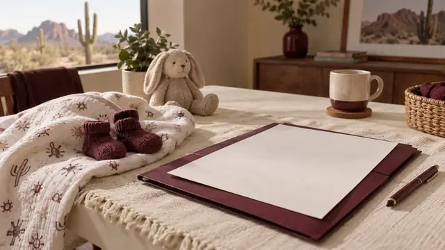 Acta de nacimiento en Sonora, escena ilustrativa.