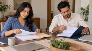 Divorcio administrativo en Chihuahua, escena ilustrativa.