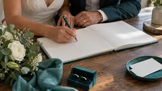 Matrimonio civil en Aguascalientes, escena ilustrativa.