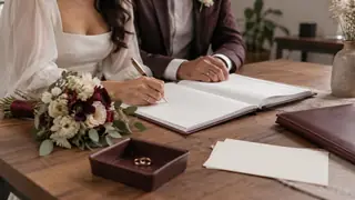 Matrimonio civil en Morelos, escena ilustrativa.