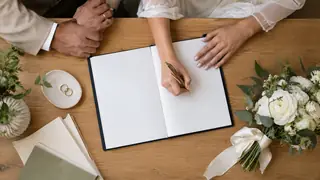 Matrimonio civil en Sinaloa, escena ilustrativa.