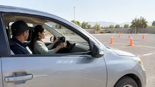Licencia de conducir, escena ilustrativa.