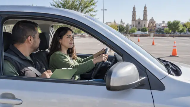 Licencia de conducir en Aguascalientes, escena ilustrativa.