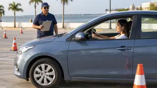 Licencia de conducir en Campeche, escena ilustrativa.