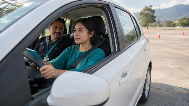 Licencia de conducir en Chiapas, escena ilustrativa.
