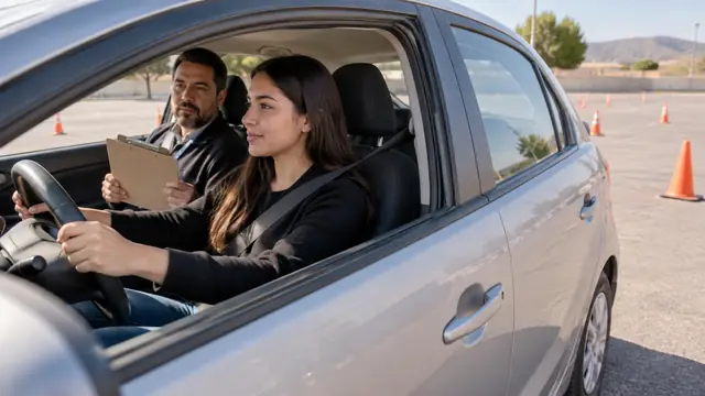 Licencia de conducir en Coahuila, escena ilustrativa.