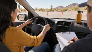 Licencia de conducir en Sonora, escena ilustrativa.