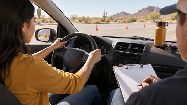 Licencia de conducir en Sonora, escena ilustrativa.