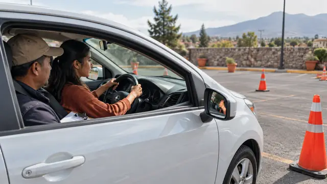 Licencia de conducir en Tlaxcala, escena ilustrativa.