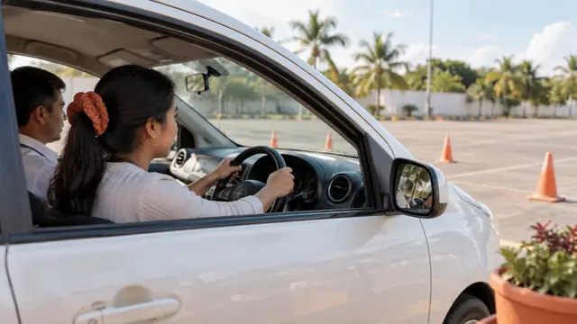 Licencia de conducir en Veracruz, escena ilustrativa.