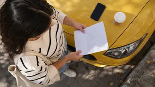 Multas de tránsito en Durango, escena ilustrativa.