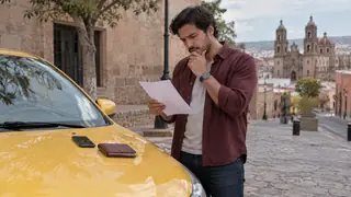 Multas de tránsito en San Luis Potosí, escena ilustrativa.