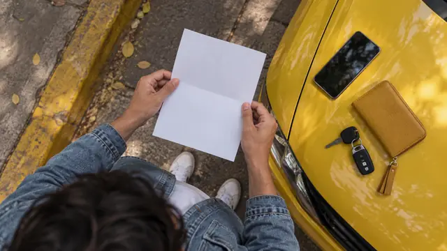 Multas de tránsito en Sinaloa, escena ilustrativa.