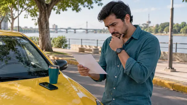 Multas de tránsito en Tabasco, escena ilustrativa.