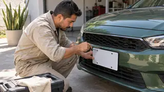 Placas y emplacamiento en Aguascalientes, escena ilustrativa.