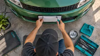 Placas y emplacamiento en Durango, escena ilustrativa.