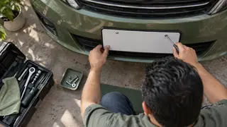 Placas y emplacamiento en Tabasco, escena ilustrativa.
