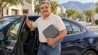 Reglamento de tránsito en Nuevo León, escena ilustrativa.