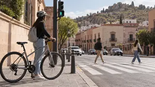 Reglamento de tránsito en Zacatecas, escena ilustrativa.