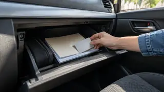 Tarjeta de circulación, escena ilustrativa.