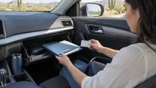 Tarjeta de circulación en Sonora, escena ilustrativa.
