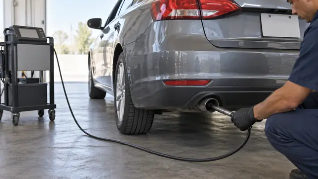 Verificación vehicular, escena ilustrativa.