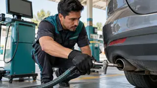 Verificación vehicular en Guanajuato, escena ilustrativa.
