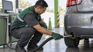 Verificación vehicular en Jalisco, escena ilustrativa.