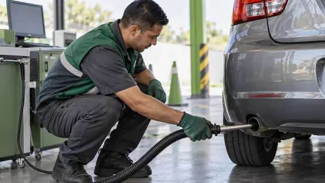 Verificación vehicular en Jalisco, escena ilustrativa.