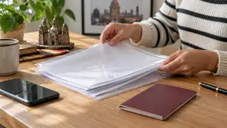 Legalización consular de documentos, escena ilustrativa.