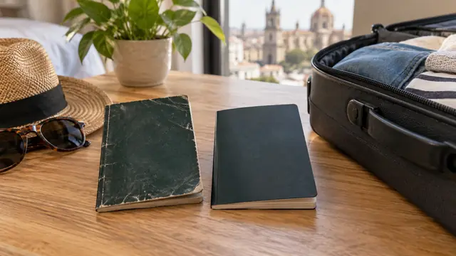 Renovación de pasaporte, escena ilustrativa.
